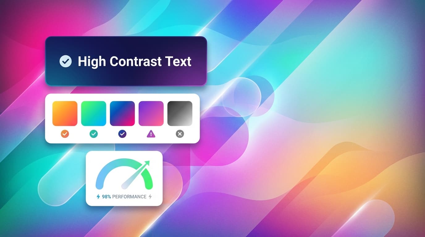 Colorful Gradient Backgrounds: Accessible, Performant, Practical